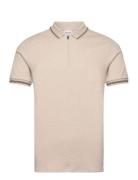 Slhslim-Toulouse Detail Ss Polo Noos Selected Homme Beige