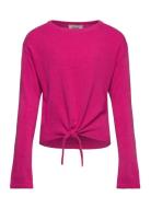 Kognew Amalia Ls Knot O-Neck Knt Kids Only Pink