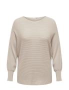 Carnew Adaline L/S Pullover Knt ONLY Carmakoma Beige