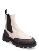 Tanner Suede Chelsea Boot Les Deux Cream