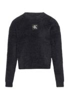 Monogram Soft Sweater Calvin Klein Black