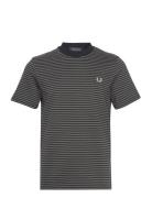 Fine Stripe Tee Fred Perry Black