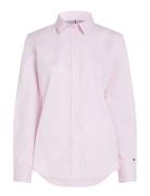 Org Co Poplin Regular Shirt Ls Tommy Hilfiger Pink