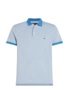 Mouline Tipped Slim Polo Tommy Hilfiger Blue