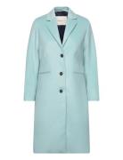 Wool Blend Tailored Coat GANT Blue