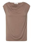 Viscose T-Shirt Rosemunde Brown