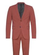Plain Mens Suit Lindbergh Red