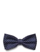 Dots Silk Bow Tie Portia 1924 Navy