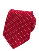 Dots Silk Tie Portia 1924 Red