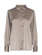 Yaspella Ls Shirt S. Noos YAS Beige