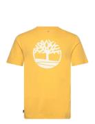 Kennebec River Tree Logo Short Sleeve Tee Mimosa Timberland Yellow