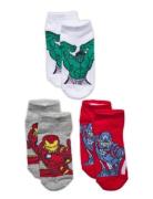 Pack 3 Low Socks Marvel Patterned