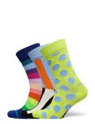 3-Pack Multicolor Socks Gift Set Happy Socks Green