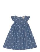 Dress Ss Aop Chambray Minymo Blue