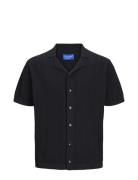 Jorvalencia Structure Knit Ss Polo Sn Jack & J S Black