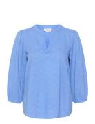 Kajollia Blouse Kaffe Blue