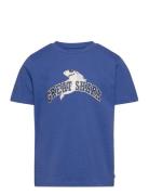 Printed T-Shirt Tom Tailor Blue