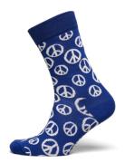 Peace Sock Happy Socks Blue