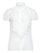 Liljasz Crinkle Ss Shirt Saint Tropez White