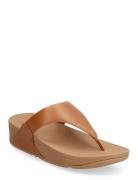 Lulu Leather Toepost FitFlop Brown