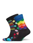 3-Pack Classic Multi-Color Socks Gift Set Happy Socks Black