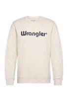 Logo Crew Sweat Wrangler Cream