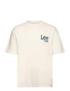 Loose Logo Tee Lee Jeans Cream