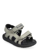 Perkins Row Backstrap Sandal Light Taupe Timberland Grey