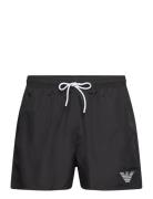 Mens Woven Boxer Emporio Armani Black