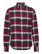 D2. Reg Ut Flannel Check Shirt GANT Red