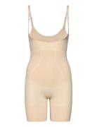 Absolute Sculpt Open Bust Rompers Dorina Beige