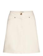 Slanneline Mini Skirt Soaked In Luxury Cream