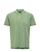 Onstravis Slim Washed Ss Polo Noos ONLY & SONS Green