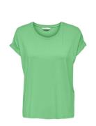 Onlmoster S/S O-Neck Top Jrs ONLY Green
