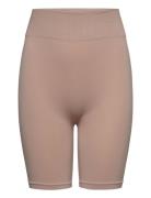 Nlfhaley Seamless Shorts Noos LMTD Beige