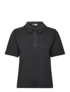 Boucle Polo T-Shirt Karl Lagerfeld Black