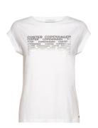 T-Shirt With Coster Print - Cap Sle Coster Copenhagen White