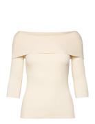 Slindianna Offshoulder Pullover Soaked In Luxury Cream