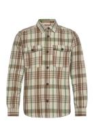 Onsmilo Ovr Ctn Check Ls Shirt Noos ONLY & SONS Brown
