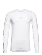 Tech Fit Ls Top M Adidas Performance White