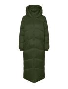 Vmuppsala Long Coat Noos Vero Moda Green