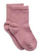 Cotton Rib Socks Mp Denmark Pink