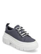 Greyfield Lace Up Shoe Dark Blue Canvas Timberland Blue