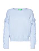 Boat-Neck Sweat.l/S United Colors Of Benetton Blue