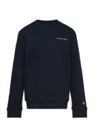 Script Crew Neck Sweatshirt Lyle & Scott Navy