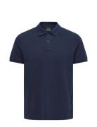 Onstray Slim Ss Polo ONLY & SONS Navy