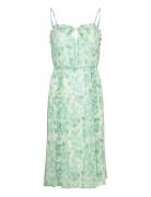 Recycled Chiffon Strap Dress Rosemunde Green