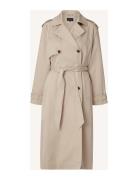 Angelina Lyocell Blend Trench Coat Lexington Clothing Beige