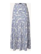 Melissa Dot Print Maxi Skirt Lexington Clothing Blue