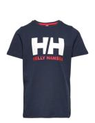 Jr Hh Logo T-Shirt Helly Hansen Blue